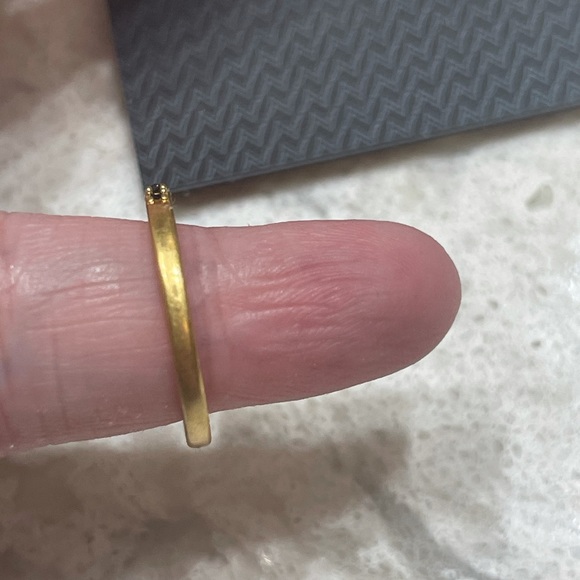 Lot of 2 Rings Nadri Wishes Crystal Nordstrom Gold / Black Stone & Rose Gold - Picture 9 of 15